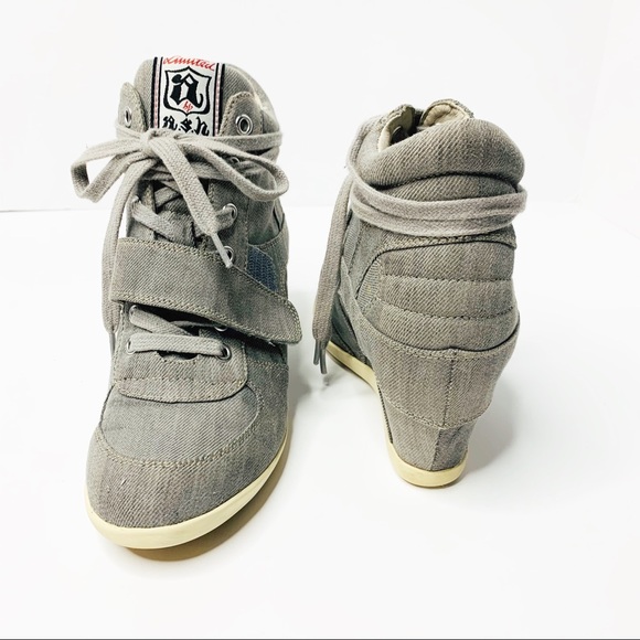 ASH Bowie Sneaker Wedges Limited Edition sz 37 - Picture 4 of 8